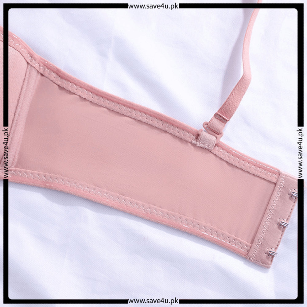 Comfortable Seamless Lightly Pads Demi Bra