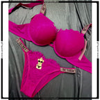 Veloura Net Luxe Double Push-Up Bra Set