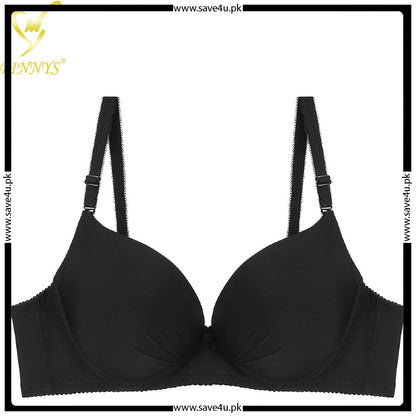 Soft Nylon Thin Padded Comfy Wired Bra