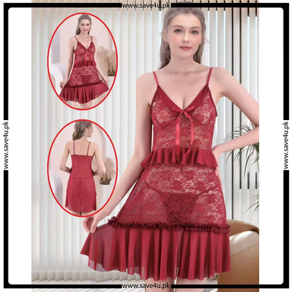 Pure Temptation Lace Set Nighty