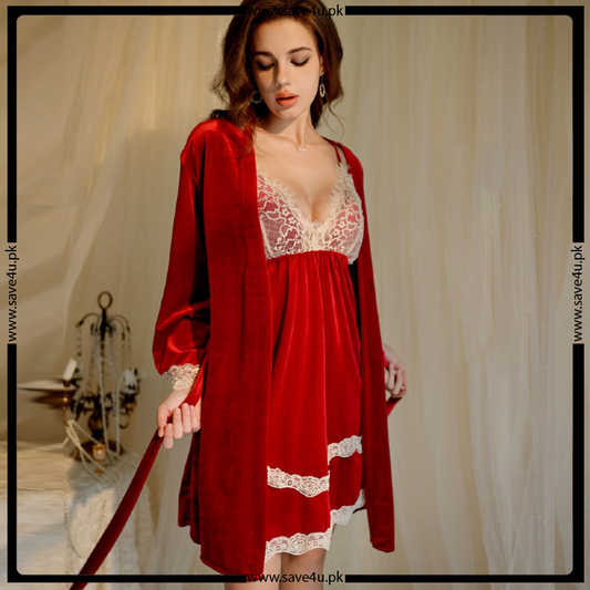 Velvet Dreams 3-Piece Nighty Set