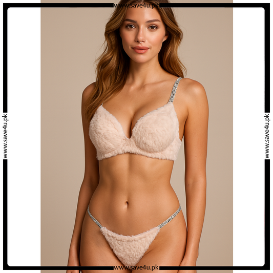 Dreamy Fluffy Bra & Panty Set