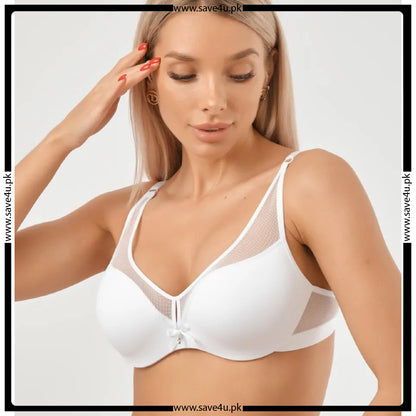 Soft Nylon Thin Padded Wired Bra