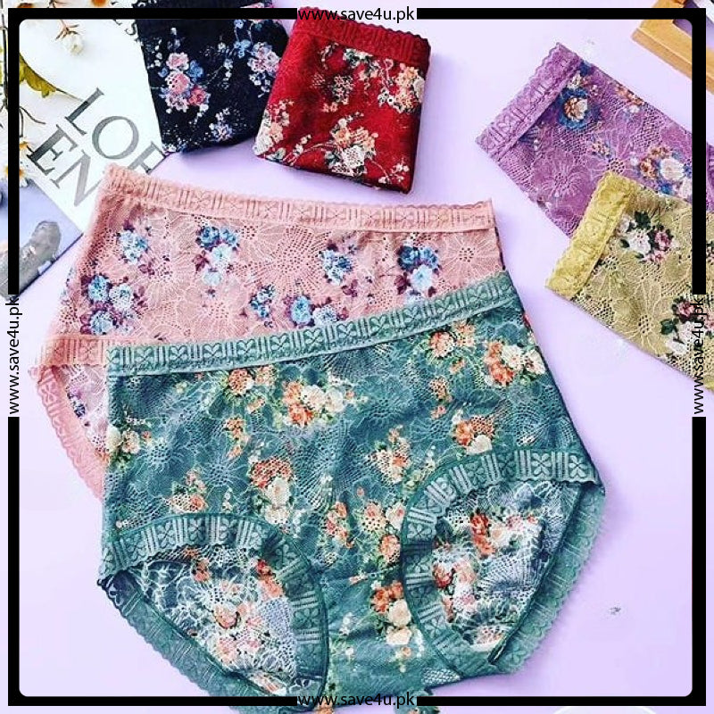 Pack of 2 Printed Breif Jersy Cotton Panties