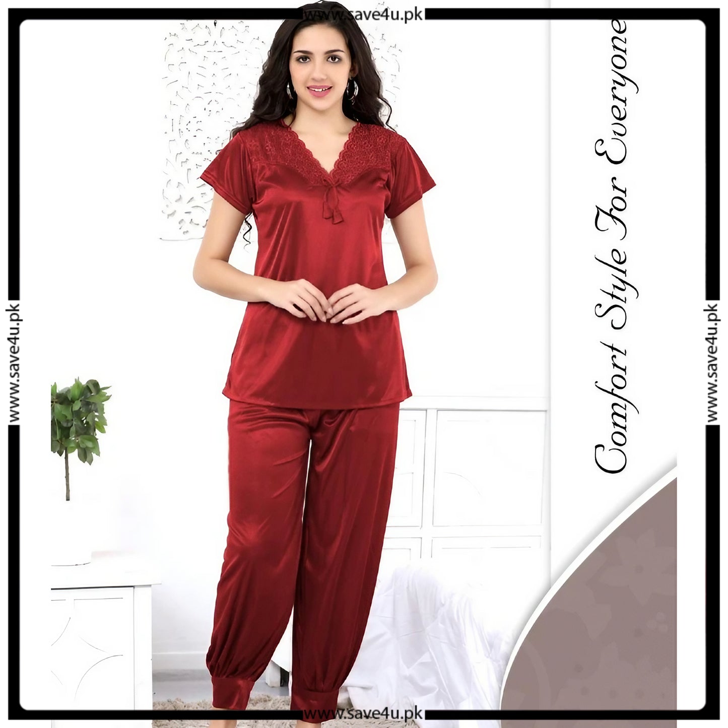 Casual Silky Smooth Pajama Set