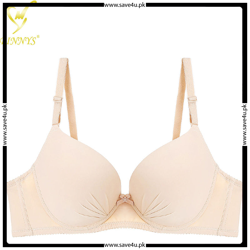 Soft Nylon Thin Padded Comfy Wired Bra