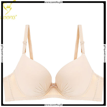 Soft Nylon Thin Padded Comfy Wired Bra