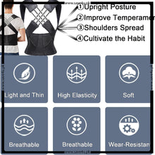 Load image into Gallery viewer, Unisex Back Straightener Posture Corrector
