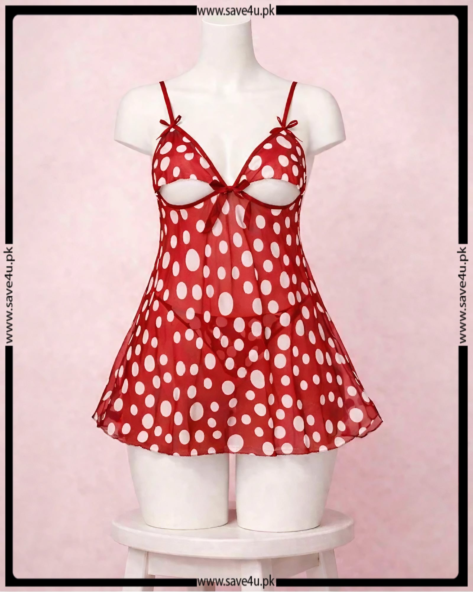 Polka Charm Delightfull Nighty