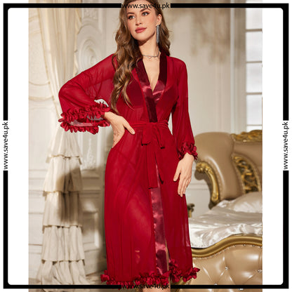 Lace&Mesh See Through Gown