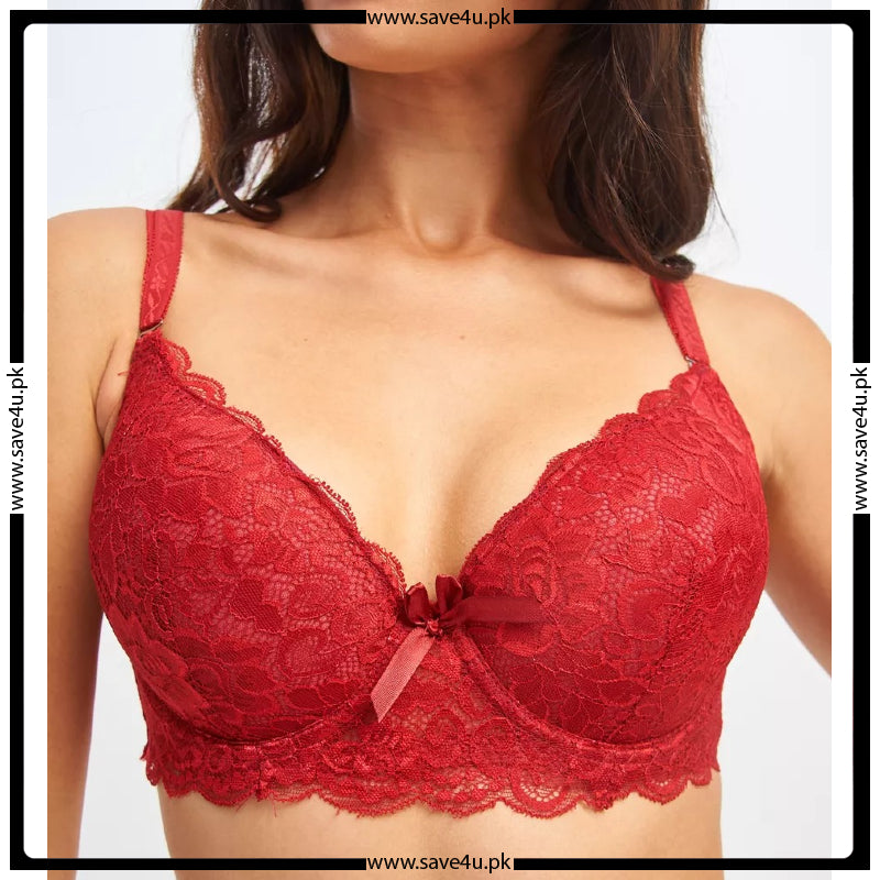 Full Lace Padded Push Up Bra