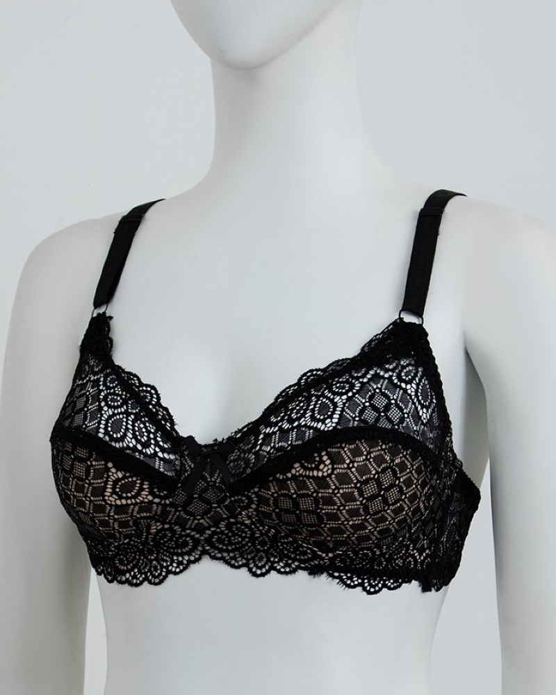 Soft Wireless Dailywear Lace Bra