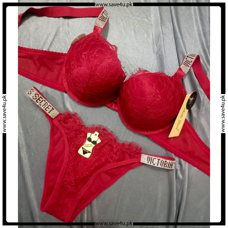 Veloura Net Luxe Double Push-Up Bra Set