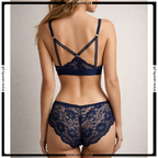 Short Gown Lingerie With Matching Bra & Panty