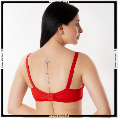 Non-Padded Underwired Mesh Bra
