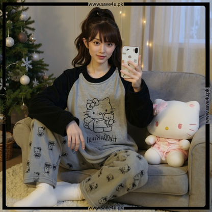 Warm Fleece Comfortable Pajama Suit