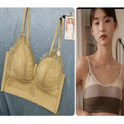 Pack of 2 Thin Padded Wireless Bra