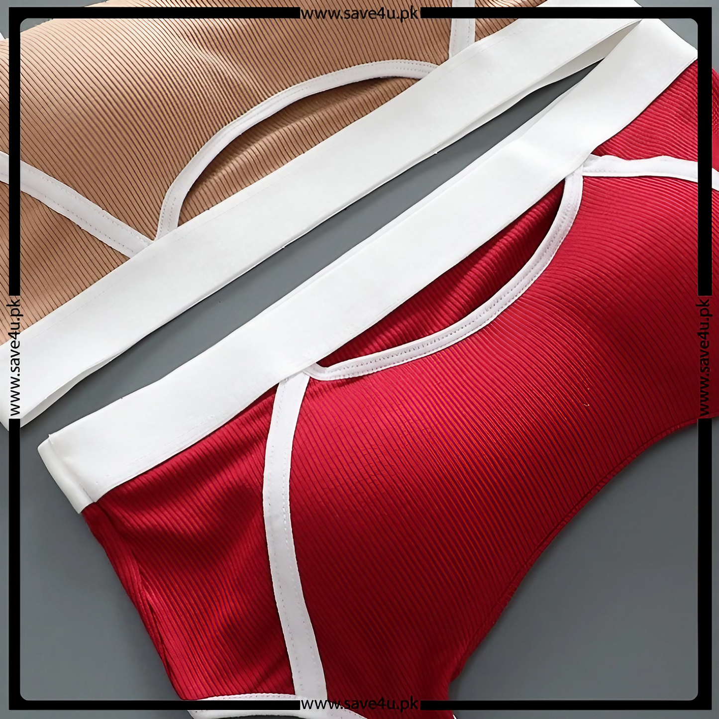 Soft Removable Padded Sports Bra Set