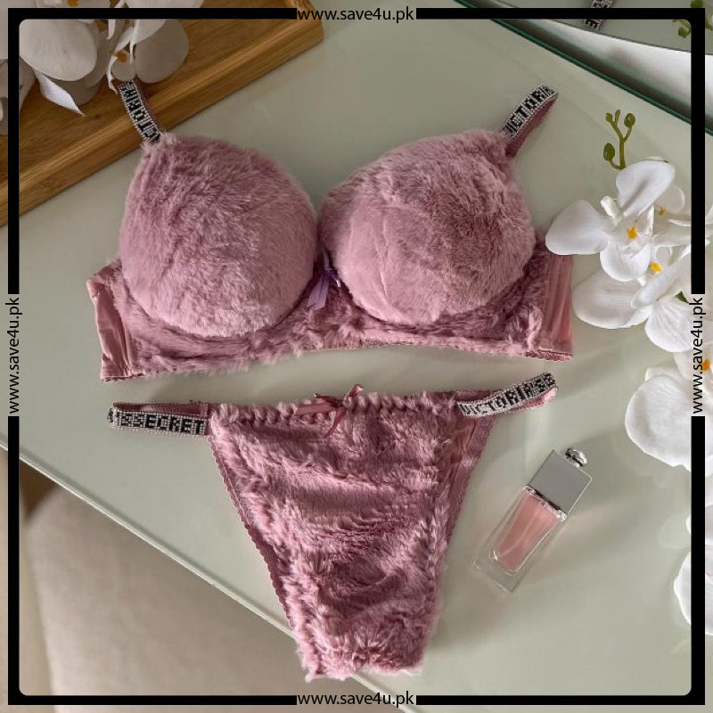 Dreamy Fluffy Bra & Panty Set