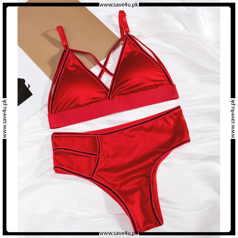 Chic Slim Fit Padded Bra with Matching Luxe Panty
