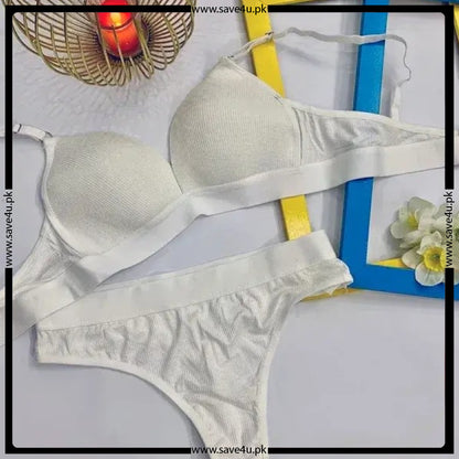 Sleek Fit Padded Bra with Matching Thong
