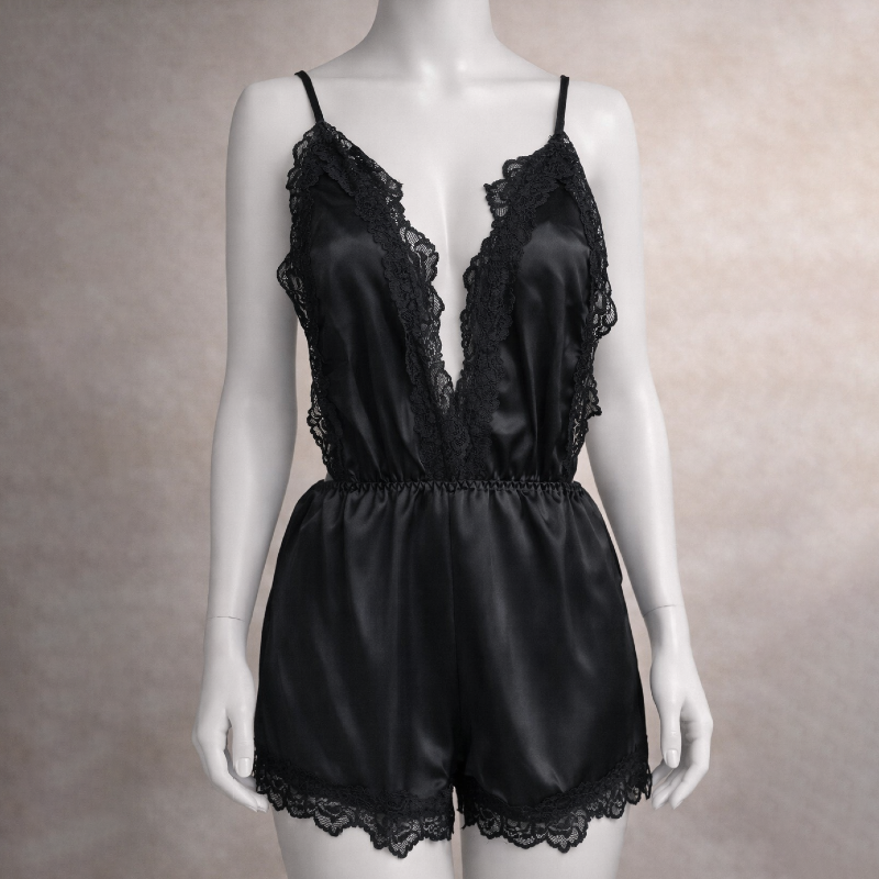 Exotic Luxury Silky Satin Temptation Lingerie