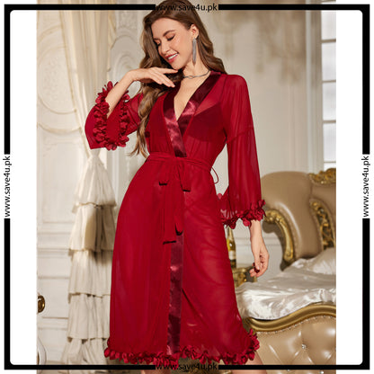 Lace&Mesh See Through Gown