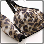 Cheeta Printed Front Open Padded Bra