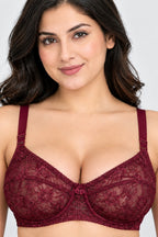 Royal Floral Lace Non-Padded Bra