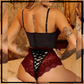 Stylish Lace See Through Lingerie Set