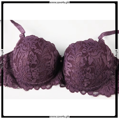 Full Lace Underwired Bra with Soft Padding