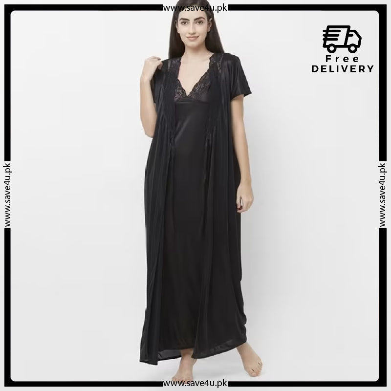 Sweet Embrace Satin Nightwear