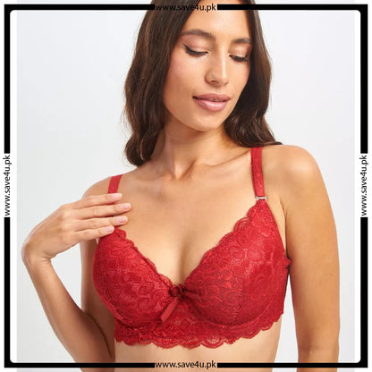 Full Lace Padded Push Up Bra