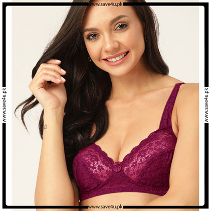 Floral Lace Cup non Wired Bra (Sam)