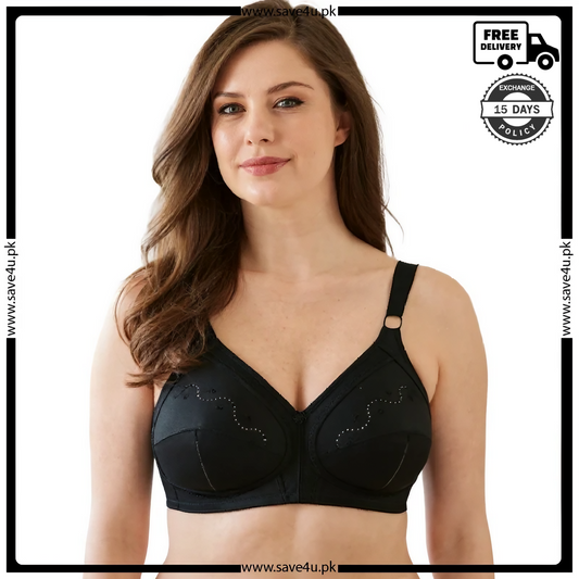 Ladies Full Coverage Comfortable Cotton Non-Padded Bra