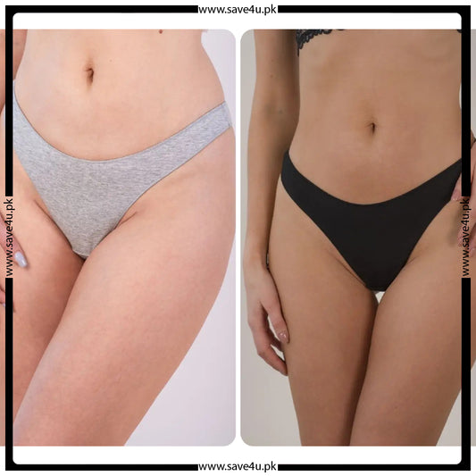 Pack of 2 Thong Soft Cotton Panties