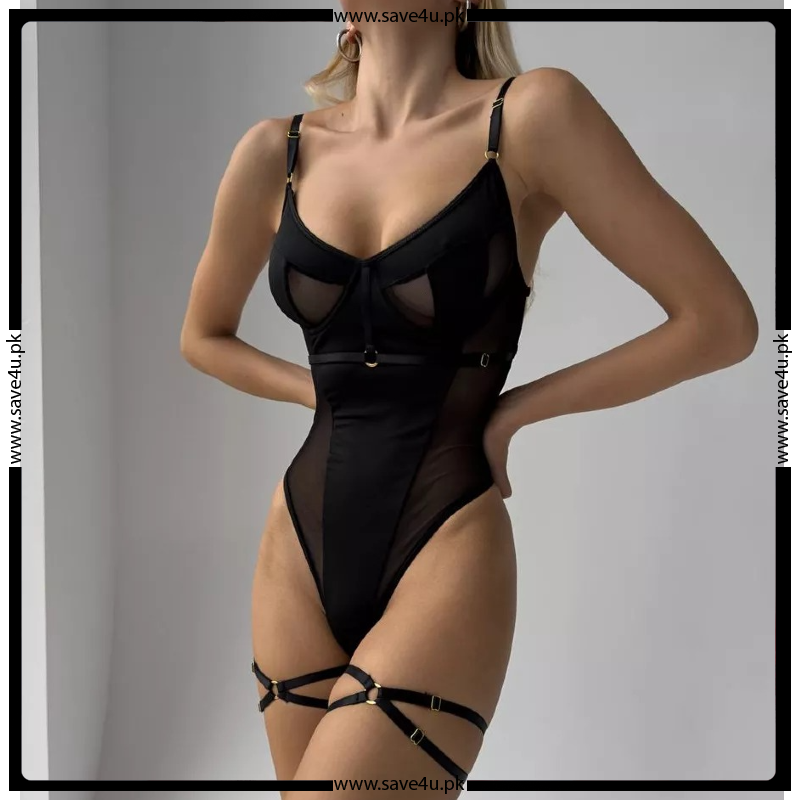 Spicy See-Through Net Lingerie