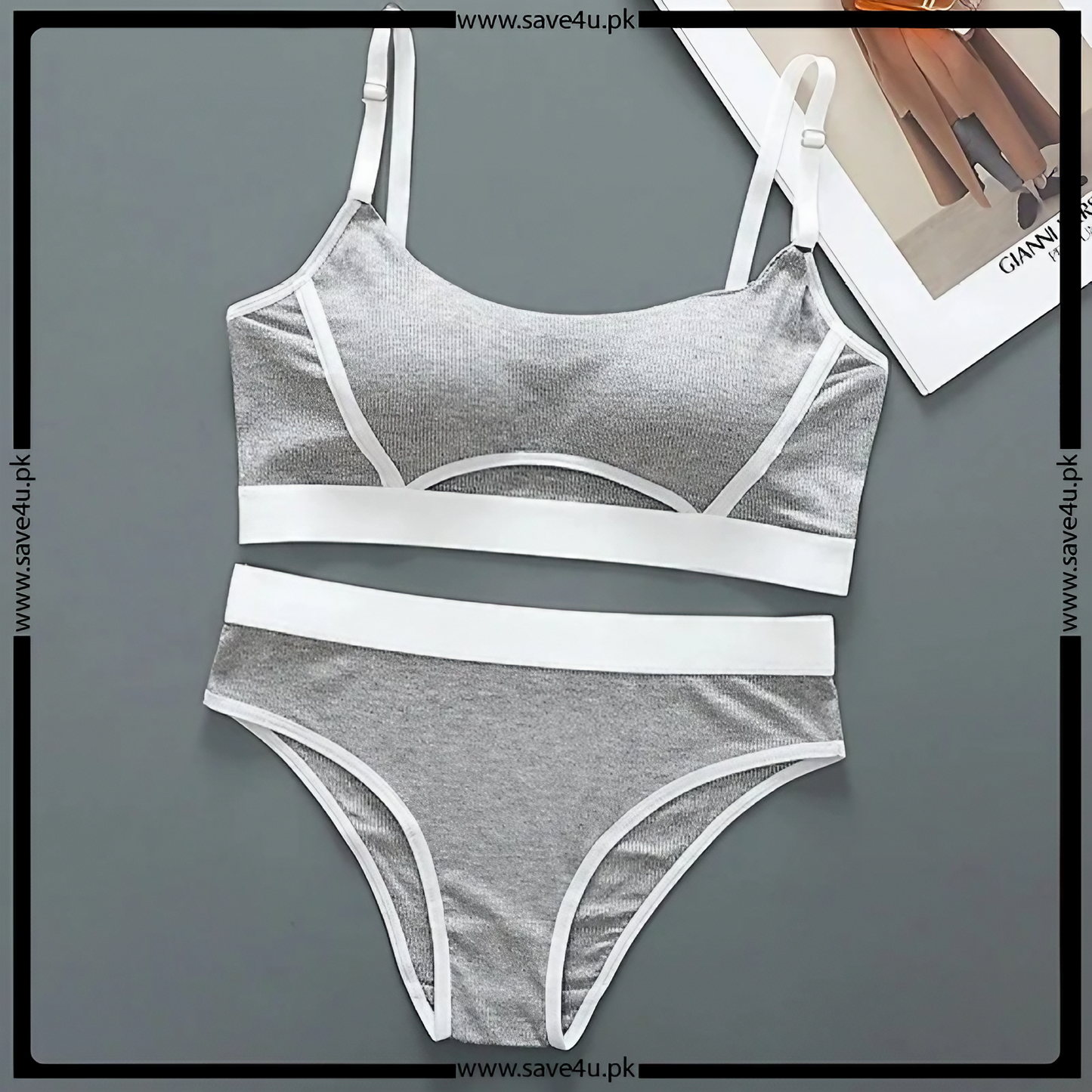 Soft Removable Padded Sports Bra Set