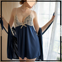 Load image into Gallery viewer, 3 Pcs Satin Silk Elegant Nighty
