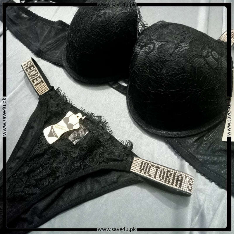 Veloura Net Luxe Double Push-Up Bra Set