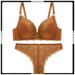T-Shirt Wired Bra With Thong Panty
