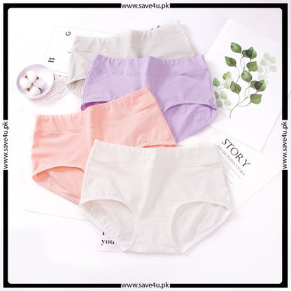 Pack of Comfy Breif Soft Cotton Elegant Panties