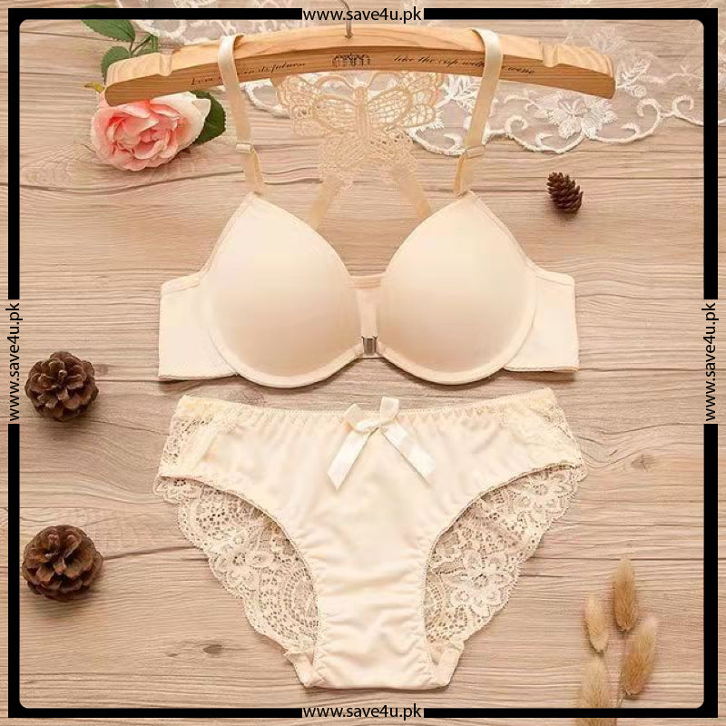 Push-up Front Open Butterfly Back Set