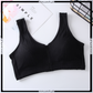 Padded Zipper Front Open Non Wired Support Bra