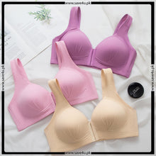 Load image into Gallery viewer, Soft Front Open Thin Padded Wireless Bra
