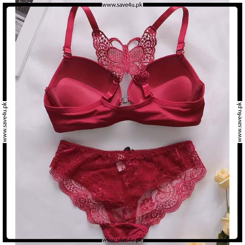 Push-up Front Open Butterfly Back Set