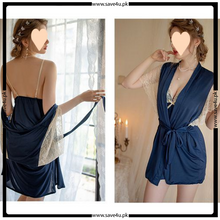 Load image into Gallery viewer, 3 Pcs Satin Silk Elegant Nighty
