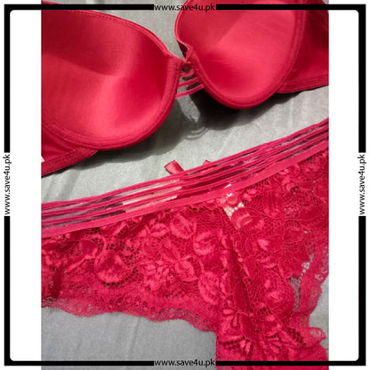 Thin Padded Lace Dreamy Thong Panty Set
