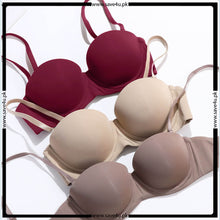 Load image into Gallery viewer, Push-Up Enhancing Padding Demi Cup Bra
