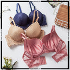 Thin Padded Wired Soft Full Lace Set